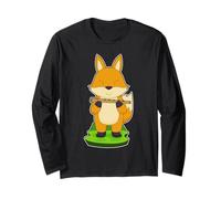 Renard Musicien Flute Musique Manche Longue