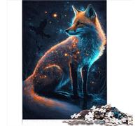 Renard Néon - Puzzle Impossible 1000 Pièces en Carton pour Adultes et Enfants (26x38 cm)