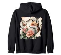 Renard Papillon Animal De La Forêt Sweat à Capuche