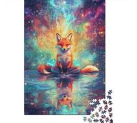 Renard Puzzle 1000 Pièces Animaux de la Jungle Puzzles pour Adultes Jeu Éducatif Défi Jouets EnfFourmi s Cadeaux 1000pcs (75x50cm)