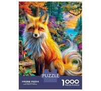 Renard Puzzle 1000 Pièces pour Adults Et Enfants, Jeu De Défi Intellectuel Puzzles52x38cm/1000pcs