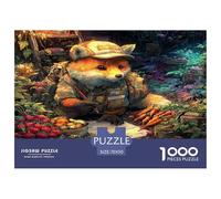 Renard Puzzle pour Adultes : Faune Sauvage Puzzle Défi 1000 Pièces, Jeux ÉduChatifs, Cadeau Pratique Et Décoration De Maison 70x50cm/1000pcs