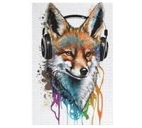 Renard Puzzles Adulte 1000 Pieces Cadeau Famille Puzzle Classique 3D EnfFourmisJouet en Bois Cadeau Unique 78×53cm