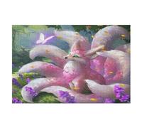 Renard Puzzles en Bois 1000 Pièces Adultes, Poster Jigsaw Puzzle, Design Unique Jouet Éduchatif pour Adolescents Et EnfFourmis （75×50cm）