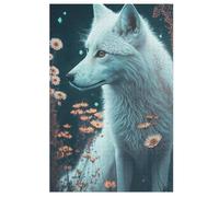 Renard Puzzles en Bois 1000 Pièces pour Adultes, Matériaux Recyclables De Qualité Supérieure Puzzle, Jeu en Famille, 78×53cm