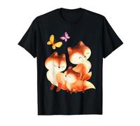 Renard, Renards, Renardeau, Animal de la forêt T-Shirt Graphique avec Valeur