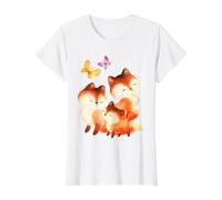 Renard, Renards, Renardeau, Animal de la forêt T-Shirt Graphique avec Valeur