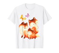 Renard, Renards, Renardeau, Animal de la forêt T-Shirt Graphique avec Valeur