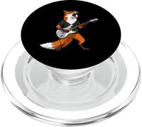 Renard Rock N Roll Musicien Animal Metal Rock Groupe Concert PopSockets PopGrip pour MagSafe