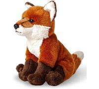 Renard Roux Assis-21 Cm (Hauteur)-Peluche Renard-Doudou
