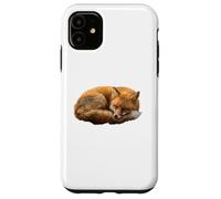 Renard Roux endormi Vulpes Forêt Woodland Wildlife Coque pour iPhone 11