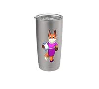 Renard Secrétaire Porte-bloc Bureau Gobelet isotherme en acier inoxydable double paroi