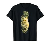Renard T-Shirt Graphique avec Valeur, Homme, Noir, L