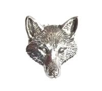 Renard Tête" Oiseaux, Animaux & Nature" Fait à la Main en Étain Royaume-Uni Insigne de Goupille de Revers