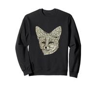 Renard typographique Grandes Oreilles Afrique du Nord Faits sur Les Animaux Art Sweatshirt