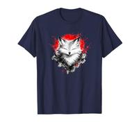 Renard Zen Minimaliste - Japonais Art méditation sérénité T-Shirt