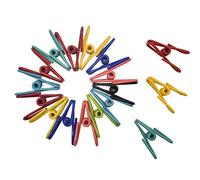 Renashed Pinces à Linge en Fil d'acier avec revêtement en Vinyle coloré Coupe-Vent pour Le séchage du Linge à la Maison et au Bureau