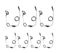 Renastar Oreillette en forme de G avec micro pour radios Motorola CLP1010e CLP1040e CLP1080e CLP1083e CLP446e (lot de 7)