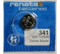 Renata - 1 Pile 341 au Lithium SR714SW - Fabriquée en Suisse