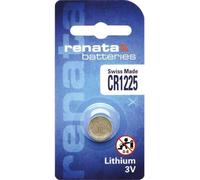 Renata 1225, CR1225, 3V Pile Bouton Lithium - Blister de 1