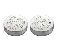 Renata - 2 Batteries de montre 319 Suisse Oxyde d'argent 1.5 v(SR527SW) nommé aussi SR64, V319, S526E,SB-AE/DE, 280-60, 615