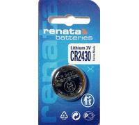 Renata 2430 Lot de 10 piles bouton au lithium