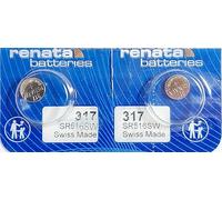 RENATA 317 LOT DE 2 PILES SILVER OXIDE 1,5V