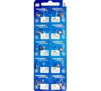 RENATA 319 LOT DE 10 PILES SILVER OXIDE 1,5V