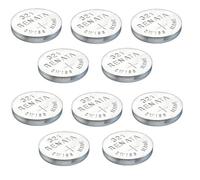 Renata 321 SR616SW Lot de 10 piles bouton pour montre fabriquées en Suisse 1,55 V