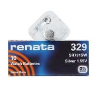 renata 329 SR731SW 1PACK X (10PCS) Silver 1.55V Watch battery Made in swiss