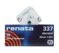 renata 337 SR416SW 1PACK X (10PCS) Silver 1.55V Watch battery Made in swiss