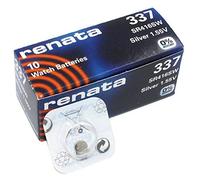 Renata 337 SR416SW Lot de 5 piles pour montre, fabriquées en Suisse, 1,5 V, oxyde d'argent