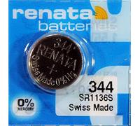 RENATA 344 LOT DE 2 PILES SILVER OXIDE 1,5V