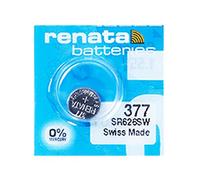 Renata 377 SR626SW Pile à oxyde d'argent pour montre 1,55 V