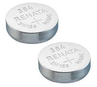 Renata 384 SR41SW Lot de 2 Piles pour Montre sans Mercure 1,55 V[215]
