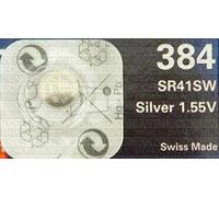 Renata 384 SR41SW oxyde d'argent pour montres 1,55 V