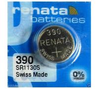 RENATA 390 LOT DE 1 PILE SILVER OXIDE 1,5V 1606