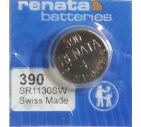 Renata 390 SR1130SW sb-au oxyde d'argent pour montre 1,55 V