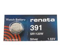 Renata 391 sans Mercure 1,55 V Pile de Montre Batterie Remplace SR1120 W