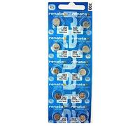 Renata 393 SR754W Lot de 10 piles de montre 1,55 V Fabriquées en suisse