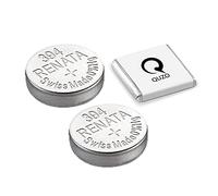 Renata 394 Lot de 2 piles pour montre 1,55 V SR936SW + Quzo Belgian Chocolate - Piles officielles Renata pour montre