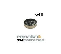 Renata 394 SR936SW Lot de 10 piles bouton pour montre 1,55 V