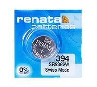 Renata Pile de montre 394 SR936SW Silver 1,55 V Swiss Made Argenté