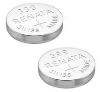 Renata 399 Lot de 2 piles pour montre 1,55 V SR927 W sans mercure[171]