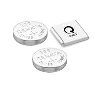 Renata 399 Lot de 2 piles pour montre 1,55 V SR927 W sans mercure