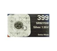 Renata 399 SR927W Lot de 10 piles bouton pour montre fabriquées en Suisse 1,55 V