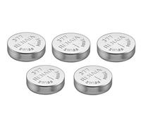 Renata - Batterie Montre X 5 Fabrication Suisse Zéro Mercure Longue Durée Oxyde Argent - Argenté, 5 x 377 ou SR626SW AG4