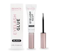 Renata Beauty Colle pour Faux Cils - Colle Noir 24hs pour Extension de Faux Cils - Colle à Cils en Grappes Imperméable pour Cil Individuel, Cluster, Bouquet - Tube avec Brosse Double Fonction