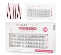 Renata Beauty Faux Cils Inférieurs Naturels - Multipack de 72, Longueur Uniforme de 6mm, Renforcement Délicat Sous les Yeux, Facile à Appliquer, Parfaits pour des Styles de Maquillage Subtils