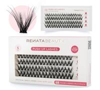 Renata Beauty Faux Cils Push Up - Multipack de 68 pièces, Longueurs Variées (10mm, 12mm, 14mm), Volume et Effet Liftant, Application Facile, Réutilisables, Parfaits pour un Style Audacieux